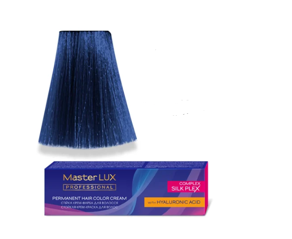 Крем-краска для волос стойкая Master LUX 0.88 60 мл Микстон интенсивно-синий Крем-краска для волос стойкая Master LUX 0.88 60 мл Микстон интенсивно-синий