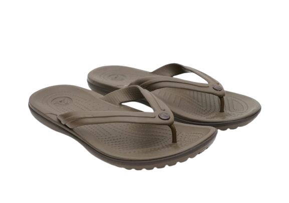 В'єтнамки чоловічі Crocs Crocband Flip Flop Khaki р. 45-46 Хакі (23712)