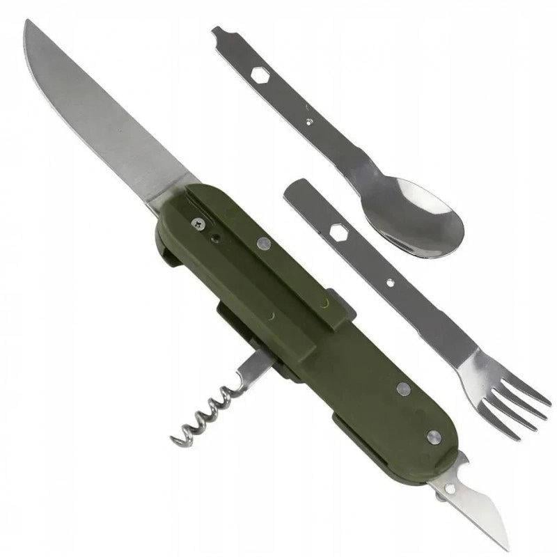 Мультитул производный Traveler K-607 нержавеющая сталь 14,2 см с чехлом (32407758)