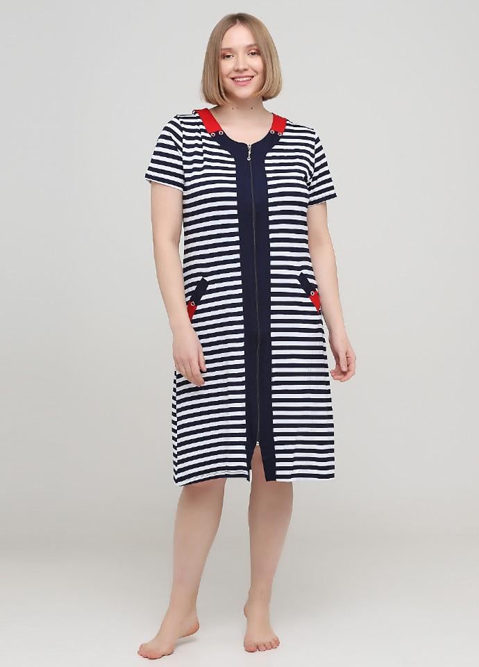 Халат Romeo Life 4XL в полоску (5820)