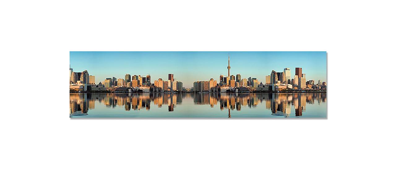 Наклейка виниловая на кухню Zatarga Отражение города на рассвете 650х2500 мм (1283915183) Наклейка виниловая на кухню Zatarga Отражение города на рассвете 650х2500 мм (1283915183)