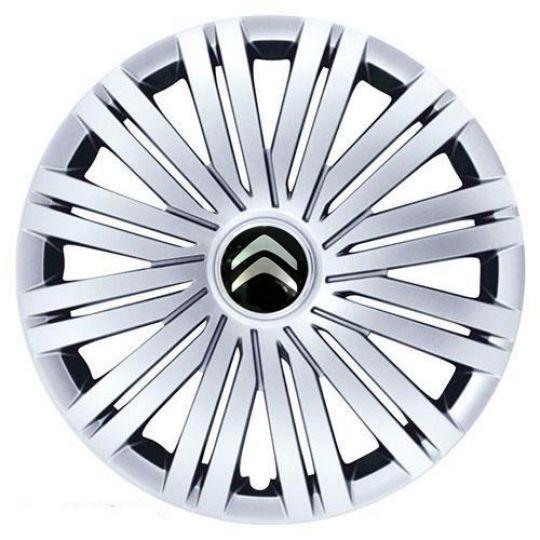 Автомобильные колпаки SKS 502 R17 с логотипом Citroen 4 шт. Серебристый