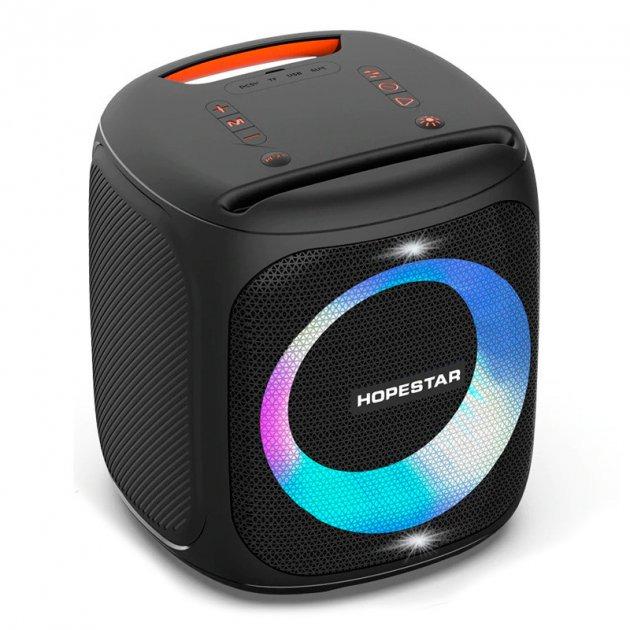 Портативная беспроводная колонка с микрофоном HOPESTAR PARTY100 50W/Bluetooth/TWS/MP3/AUX Черный - фото 2