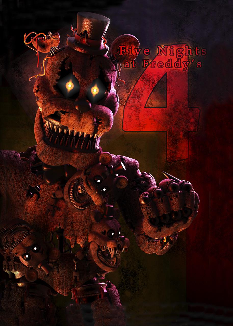 Картина постер Gee! Five Nights at Freddys Пять ночей с Фредди 40х60 см FN 09.063