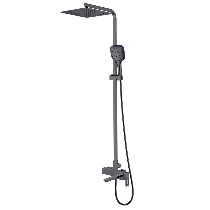 Душевая колонна со смесителем KOER KB-56009-07 3 функции Графит (KR5988) Душевая колонна со смесителем KOER KB-56009-07 3 функции Графит (KR5988)