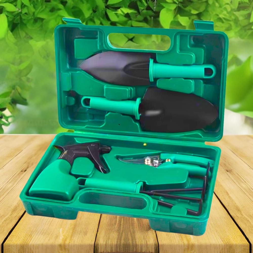 Набір садових інструментів 5в1 для догляду за садом та городом у кейсі (120.1712) - фото 9