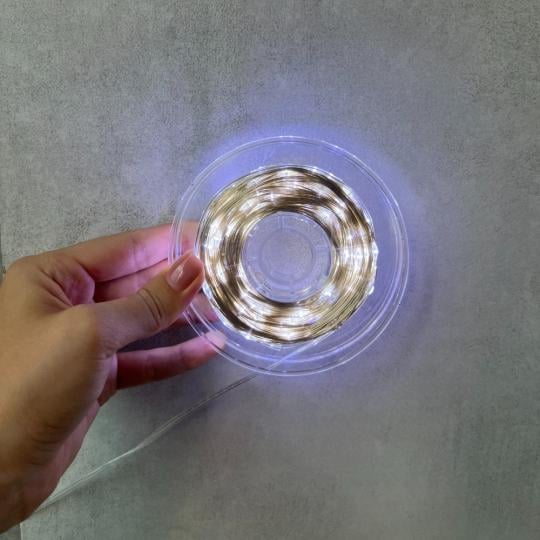 Гірлянда новорічна Роса 500 LED з ПВХ від електромережі 50 м Холодний білий (150-81-9133-036) - фото 2 Гірлянда новорічна Роса 500 LED з ПВХ від електромережі 50 м Холодний білий (150-81-9133-036) - фото 2