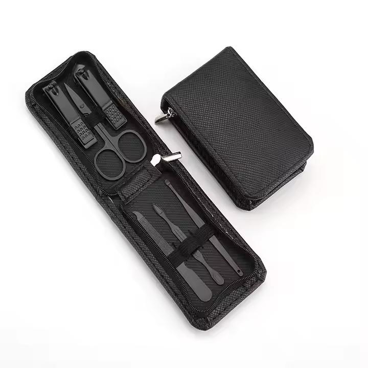 Набір інструментів для манікюру та педикюру 6 шт. Чорний - фото 4 Набір інструментів для манікюру та педикюру 6 шт. Чорний - фото 4