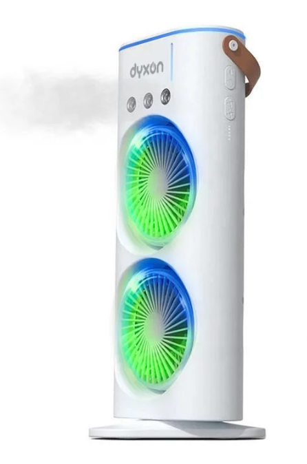 Вентилятор подвійний DYXON MEGAFAN 1001 зі зволоженням акумуляторний White (DXNDFNMGFN1001W)