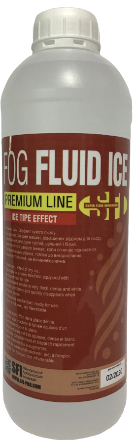 Рідина для дим машини SFI Fog Fluid Ice Premium 1 л - фото 1