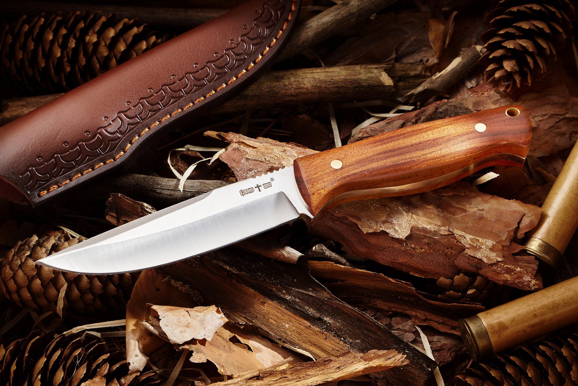 Ніж для бушкрафту Grand Way 936 нескладаний мисливський (10131841)