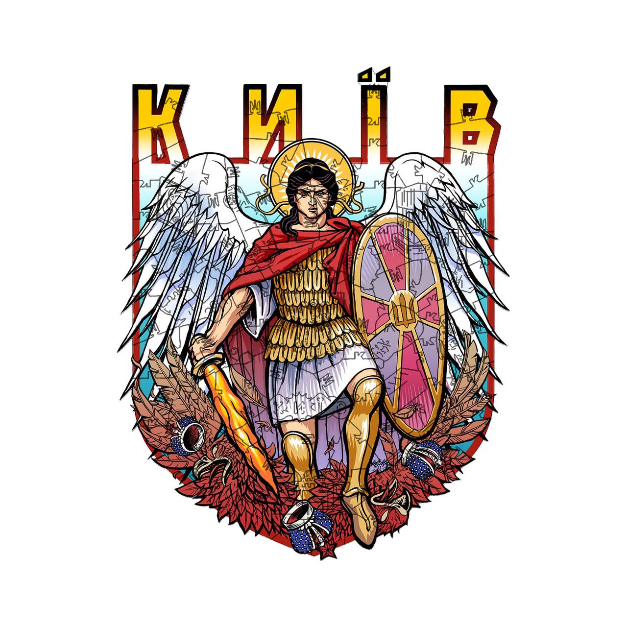 Пазл деревянный Город Герой Киев А2 (919-1)