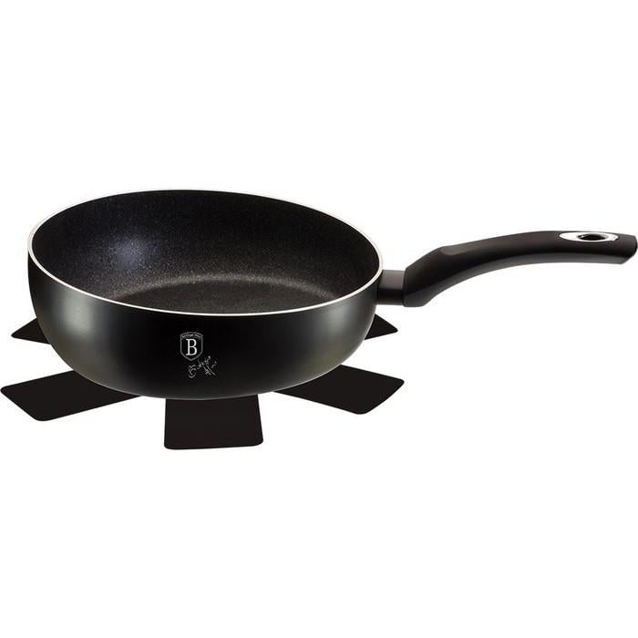 Сковорода-флип с индукционным турбо-дном 28x28x4,1 см Aqvamarine (1854-BH) - фото 1