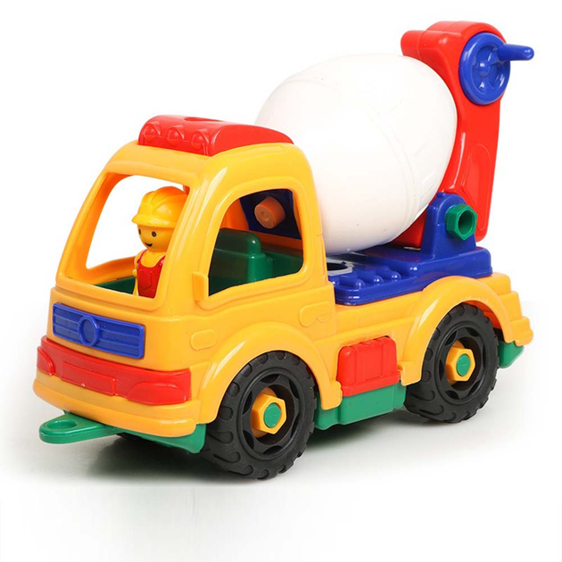 Конструктор Бетонозмішувач розбірна модель з інструментами (846)