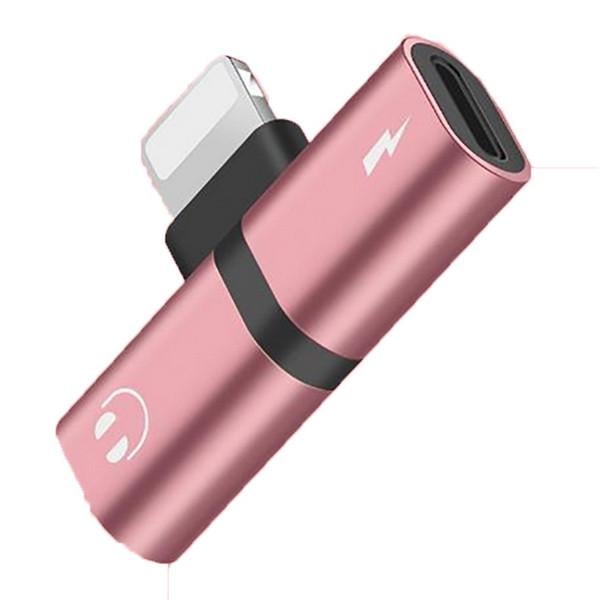 Адаптер Alitek 2в1 для наушников и зарядки Lightning (1277153362)