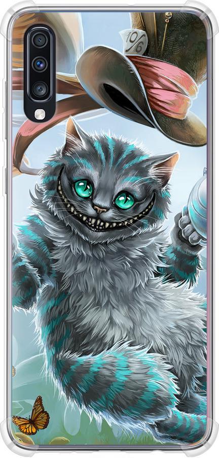 Чехол на Samsung Galaxy A70 2019 A705F Чеширский кот 2 (3993sp-1675-42517)