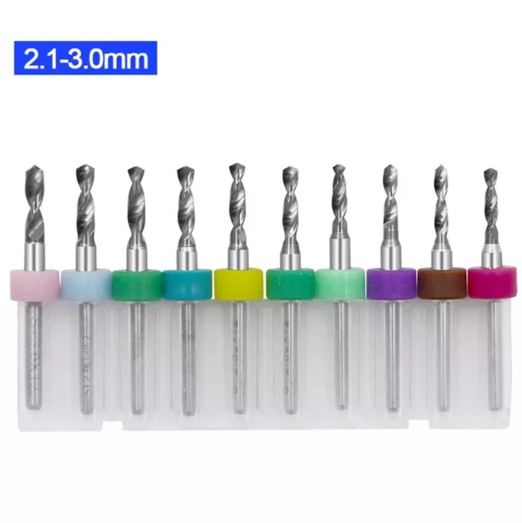 Набір свердл міні Dremel для гравера та бормашинки 2,1-3,0 мм 10 шт. (572а) - фото 2