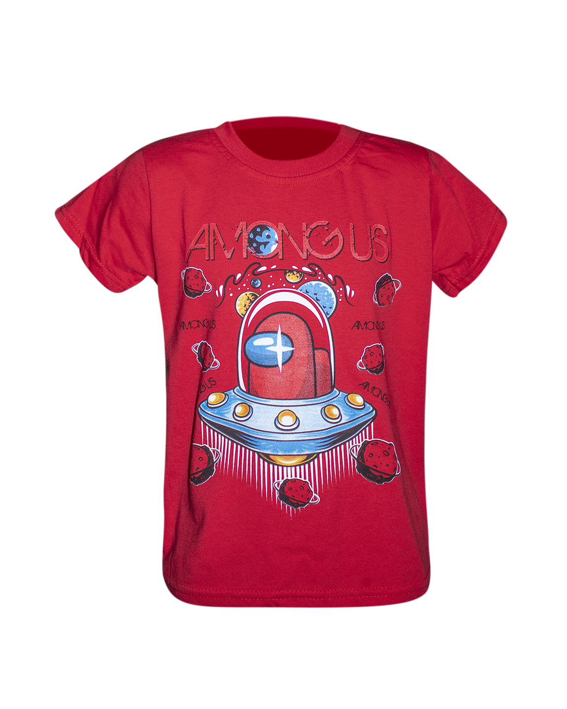 Футболка для мальчика Among us р. 128 Красный