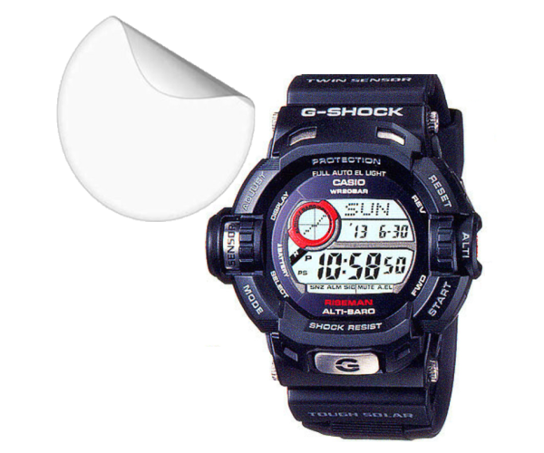 Пленка противоударная гидрогелевая Hydrogel Film для Casio G-shock G-9200R 3 шт. Transparent