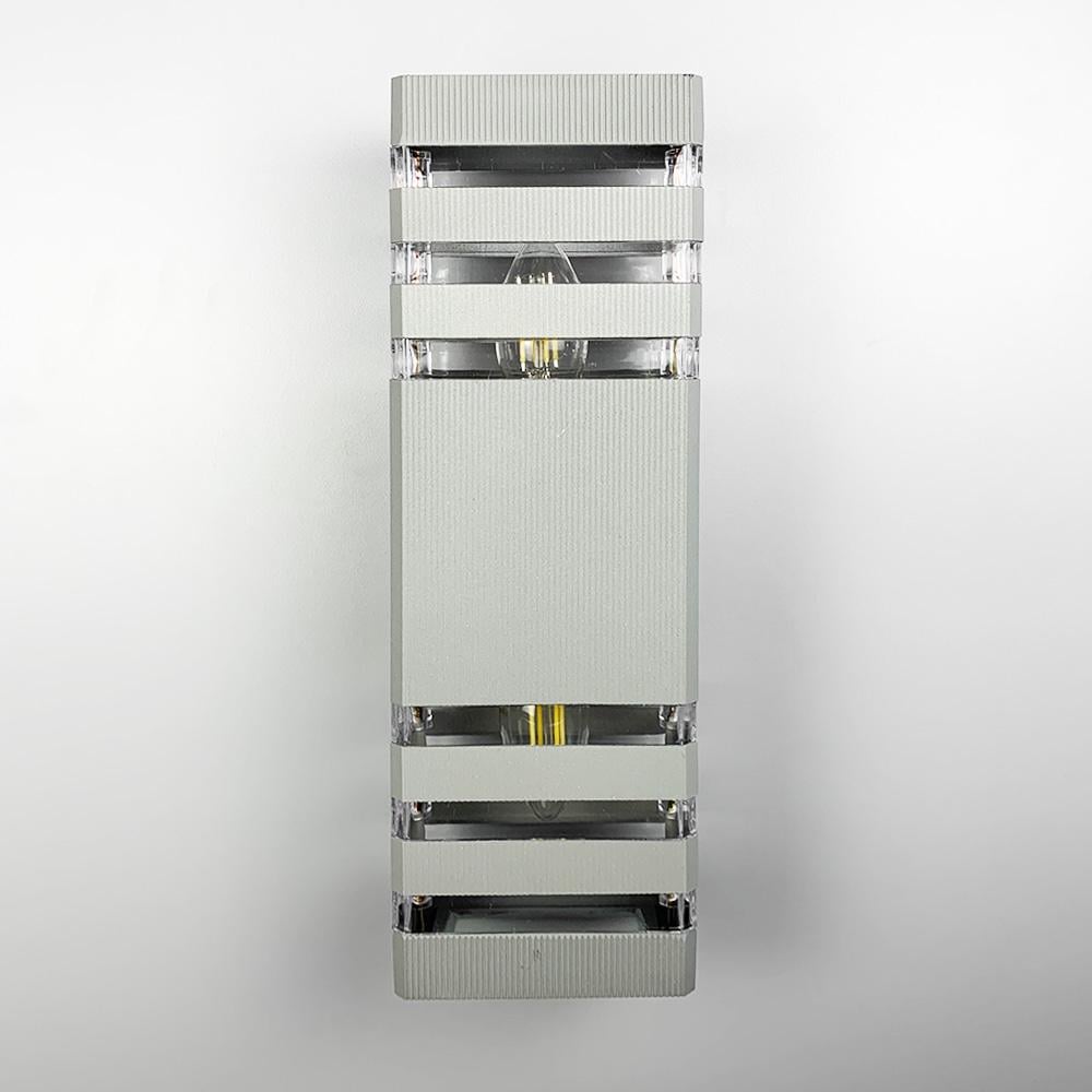 Світильник вуличний настінний на 2 лампочки Сірий (8024-2W GR) - фото 1 Світильник вуличний настінний на 2 лампочки Сірий (8024-2W GR) - фото 1