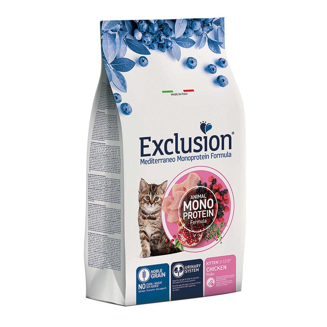 Корм для кошенят сухий Exclusion Kitten Chicken 1,5 кг (8011259003669) Корм для кошенят сухий Exclusion Kitten Chicken 1,5 кг (8011259003669)