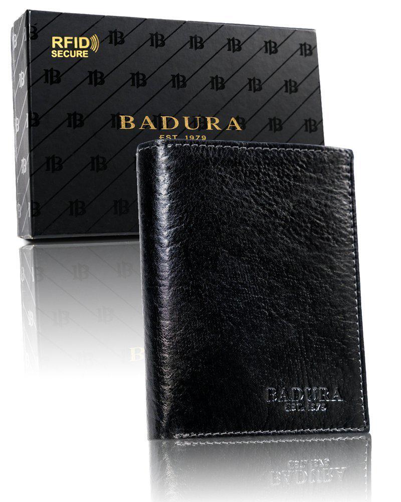 Кошелек мужской кожаный Badura B-N104-MIL NERO