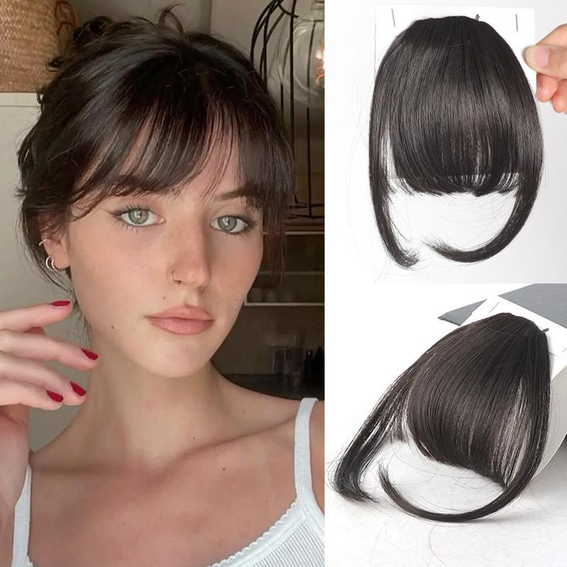 Искусственные волосы прядь с челкой на шпильках Коричнево-черный (29862394) - фото 6 Искусственные волосы прядь с челкой на шпильках Коричнево-черный (29862394) - фото 6