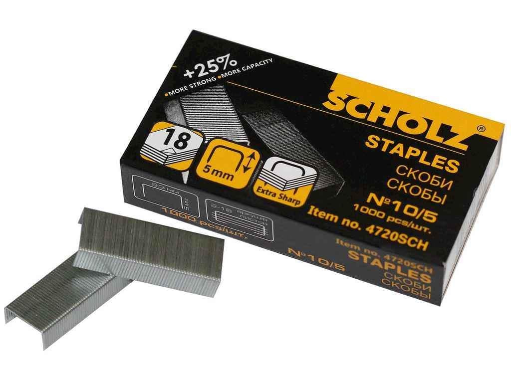 Скобы SCHOLZ для степлера №10 1000 шт. (4720sch soz)
