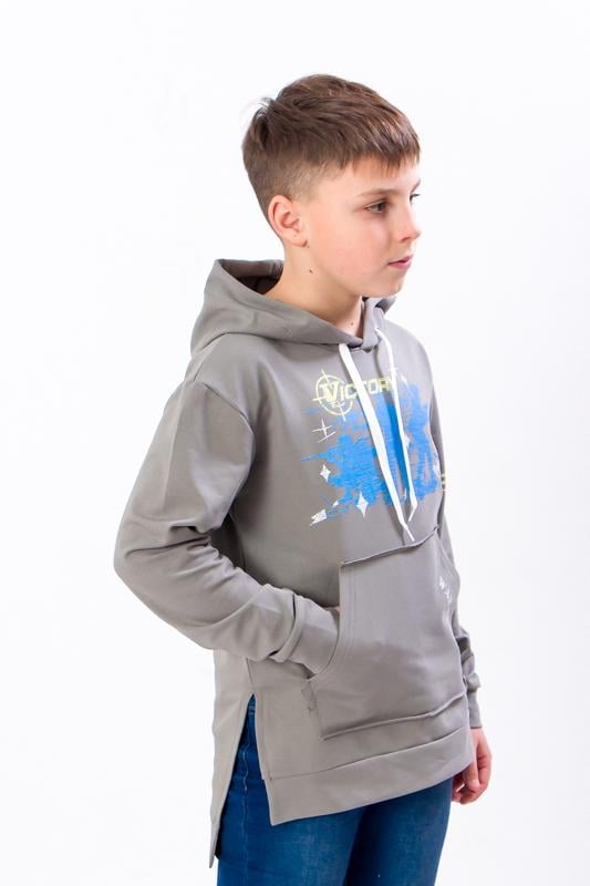Худи для мальчика Носи свое 134 см Серый (6161-057-33-4-v22)