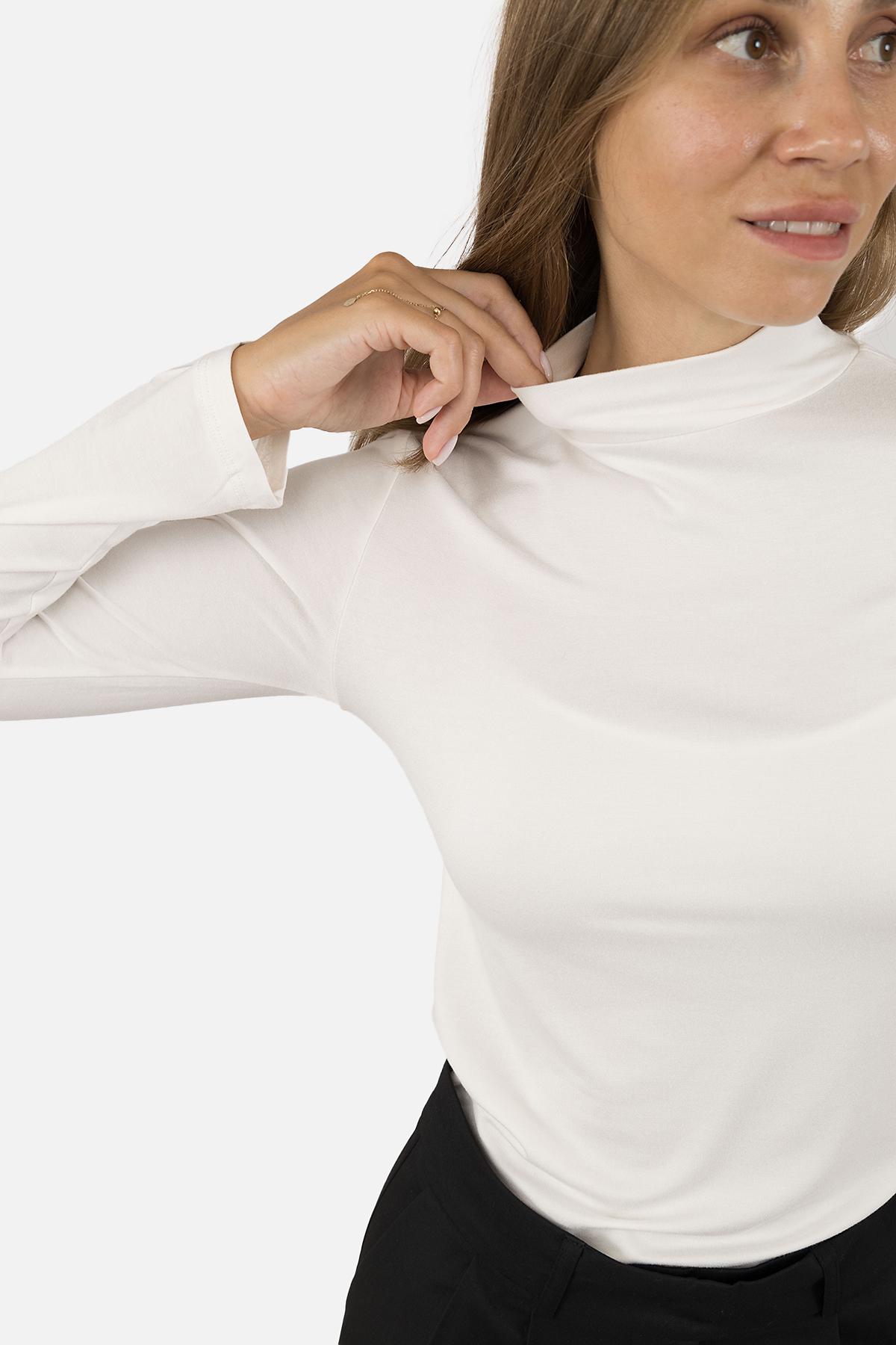 Джемпер жіночий з довгим рукавом ЦБ-00256716 р. 46 Молочний (SKT001011161) - фото 4 Джемпер жіночий з довгим рукавом ЦБ-00256716 р. 46 Молочний (SKT001011161) - фото 4