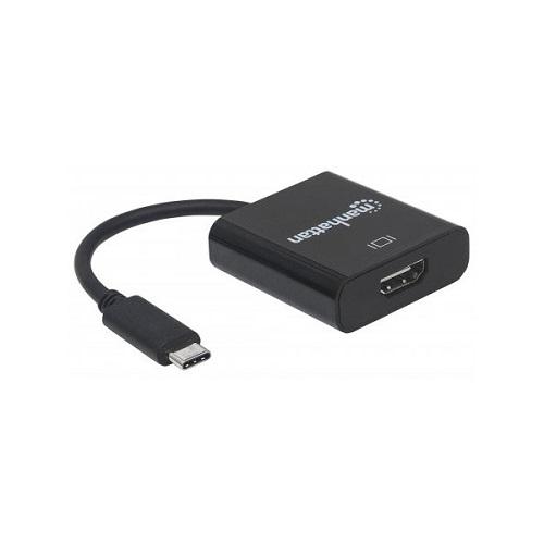 Переходник USB 3.1 Type-C/HDMI F Manhattan 151788 Black (565422) - фото 3