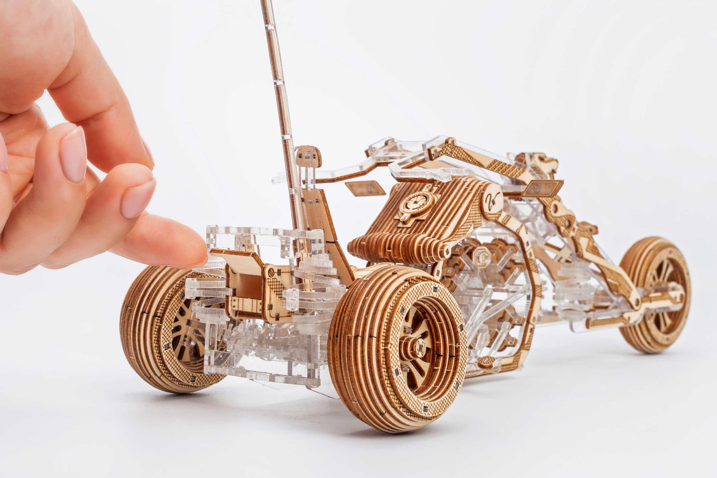 Конструктор дерев'яний Vіter Models Трицикл Black Wolf (blackwolf) - фото 2 Конструктор дерев'яний Vіter Models Трицикл Black Wolf (blackwolf) - фото 2