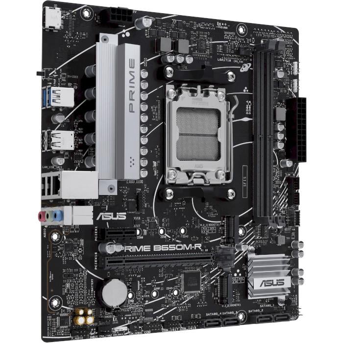 Материнская плата Asus PRIME B650M-R Socket AM5/AMD B650/MicroATx/1хHDMI - фото 5