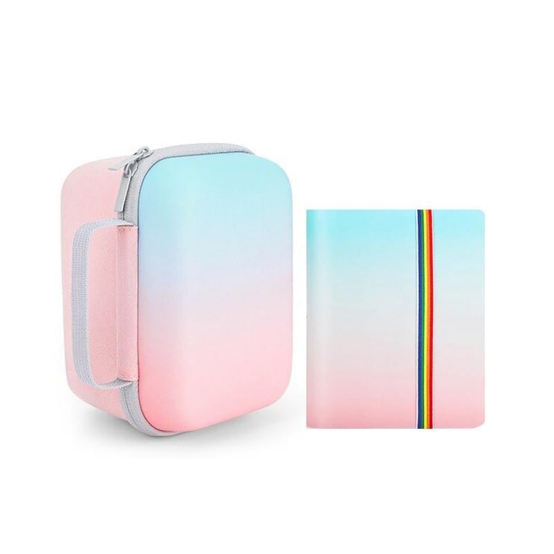 Чехол для камеры Polaroid c фотоальбомом Blue/Pink