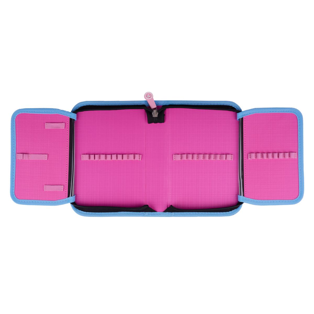 Пенал твердый одинарный с двумя клапанами YES Cute Unicorn HP-04 - фото 4