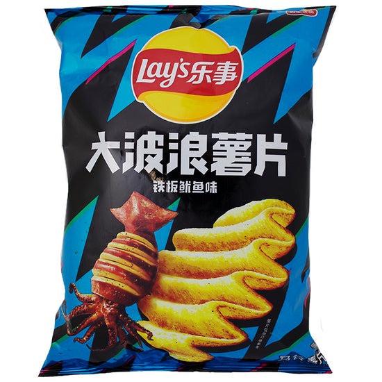 Чипсы Lay's Wavy Sizzling Grilled Squid 70 г (2013561292)