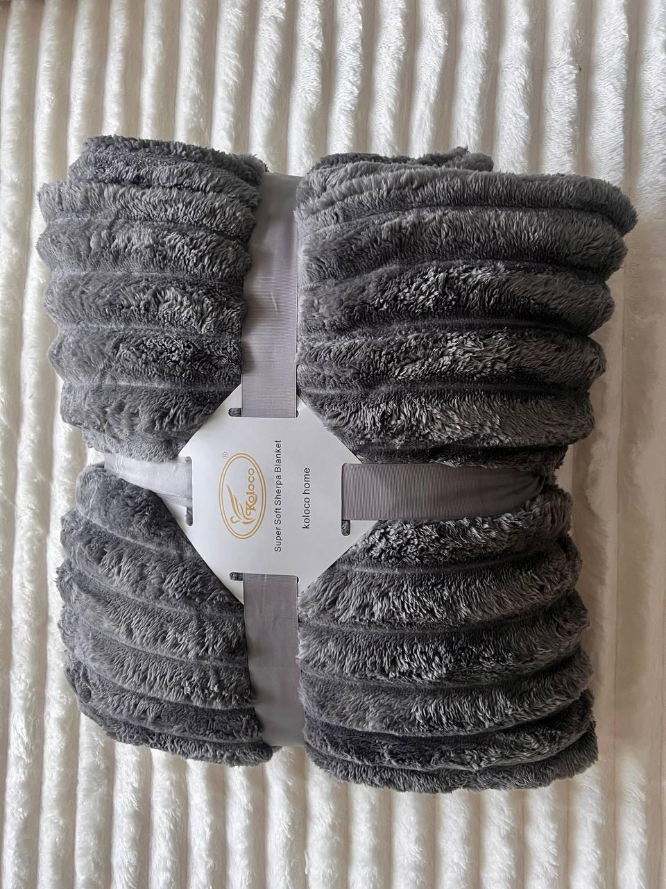 Плед 150х200 см Графіт (Д-al-sh-ov-002) - фото 6