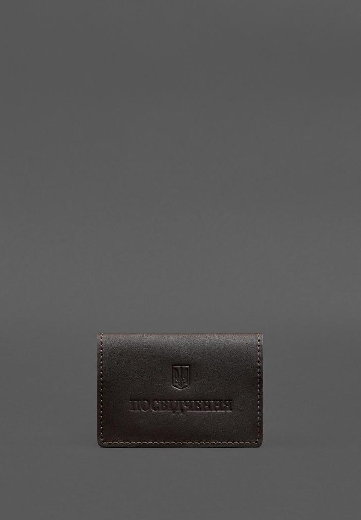 Обкладинка шкіряна для пенсійного посвідчення Темно-коричневий (A-028602) - фото 6 Обкладинка шкіряна для пенсійного посвідчення Темно-коричневий (A-028602) - фото 6