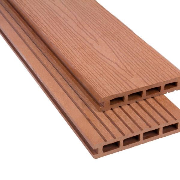 Дошка терасна ДПК Polymer&Wood Premium Merbau 25х150х2200 мм (2515022)