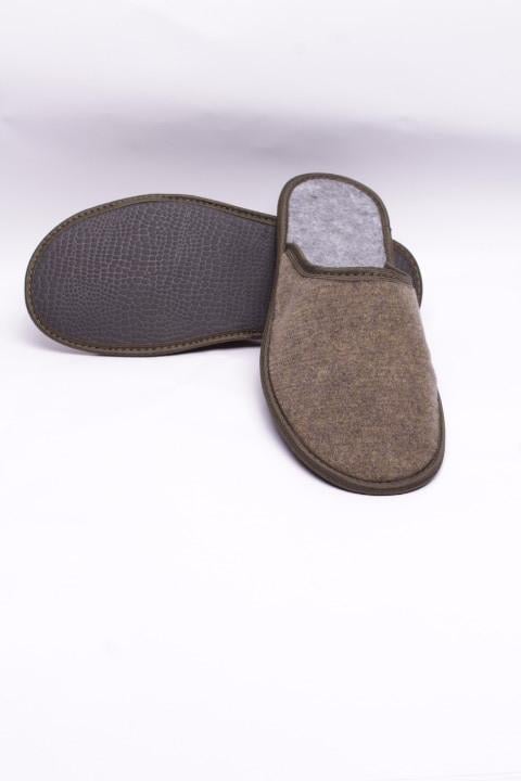 Домашние тапочки мужские Pago закрытые фетровые р. 41 Хаки - фото 5 Домашние тапочки мужские Pago закрытые фетровые р. 41 Хаки - фото 5