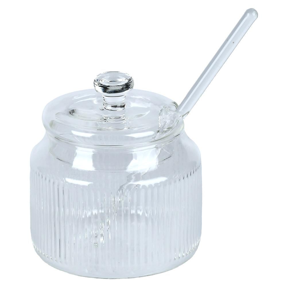 Банка для меду з ложкою (R99454)