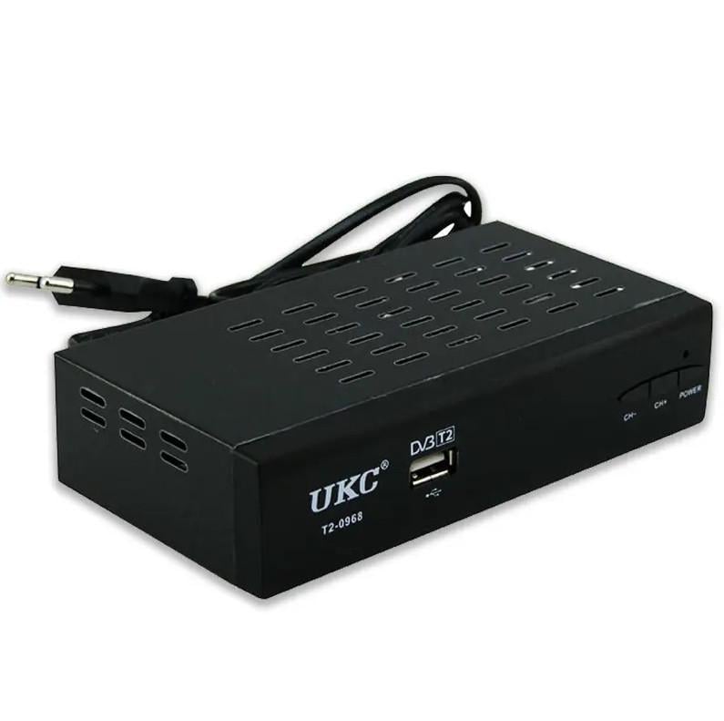 ТВ-тюнер UKC DVB-T2 0968 с Wi-Fi/Full HD и возможностью просмотра YouTube (6922)