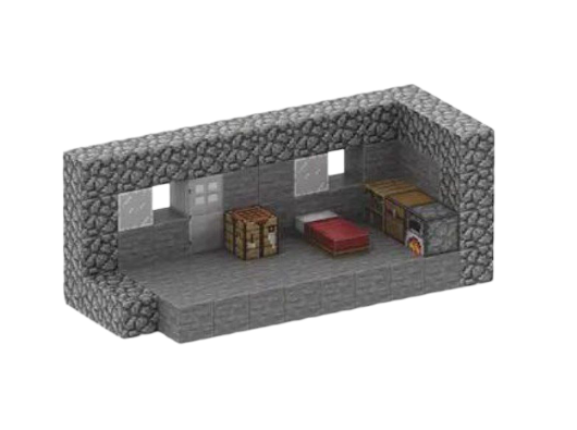 Конструктор детский магнитный Minecraft Каменный дом 80 строительных блоков и 3 фигурки (2670361248) Конструктор детский магнитный Minecraft Каменный дом 80 строительных блоков и 3 фигурки (2670361248)