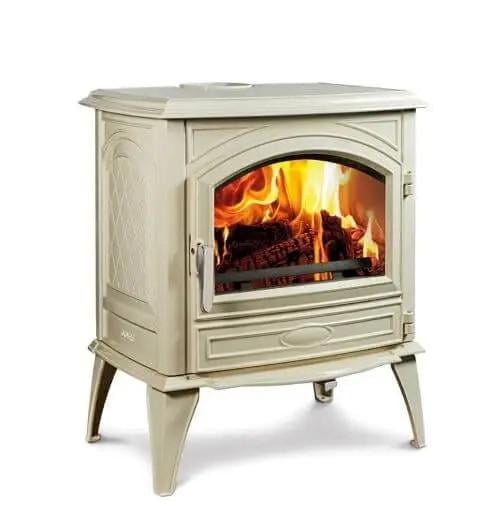 Піч-камін на дровах Dovre CLASSIC 640 WD/E8 зі зручними додатковими дверцятами 10 кВт Бежевий