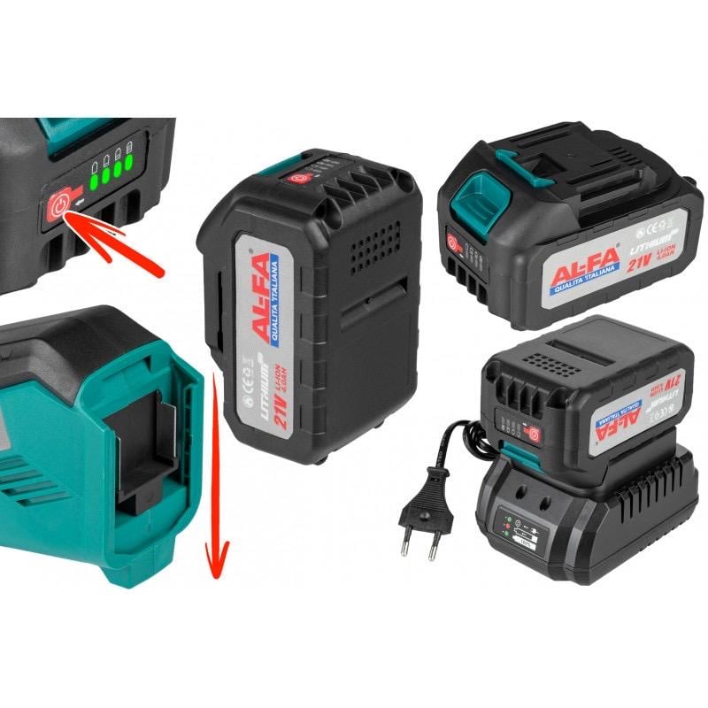 Тример акумуляторний AL-FA ALCGTBH-21V на 1 акумулятор (10995) - фото 14 Тример акумуляторний AL-FA ALCGTBH-21V на 1 акумулятор (10995) - фото 14