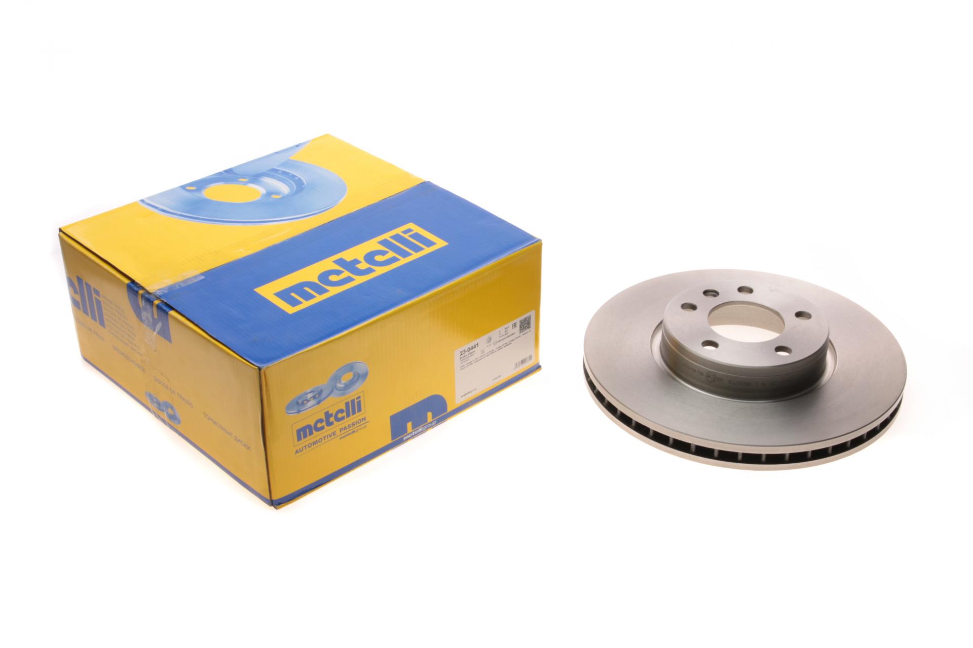 Диск гальмівний передній METELLI для Opel Omega A/B 87-03/Senator B 87-93 296x28 мм (23-0441)