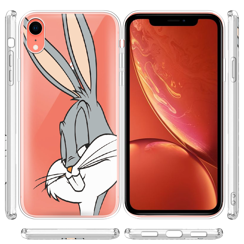 Чохол Boxface iPhone XR Lucky Rabbit Прозорий силікон (35417-bk81-35417) - фото 3