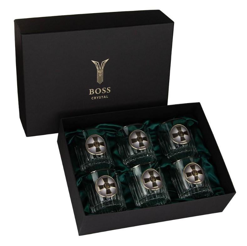 Набор бокалов для виски ВСУ Boss Crystal 6 бокалов 360 мл (196-0008)