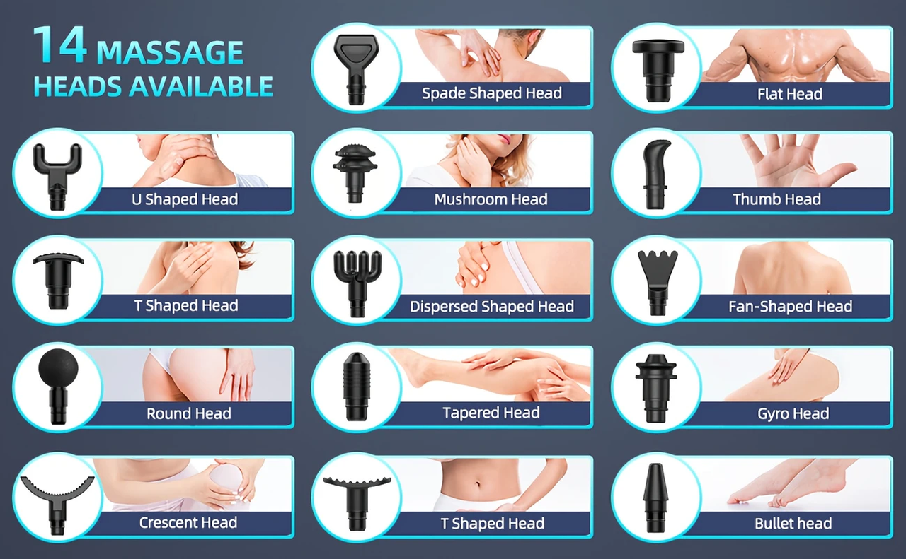 Массажер перкуссионный ударный для тела (2327926193) - фото 5 Массажер перкуссионный ударный для тела (2327926193) - фото 5