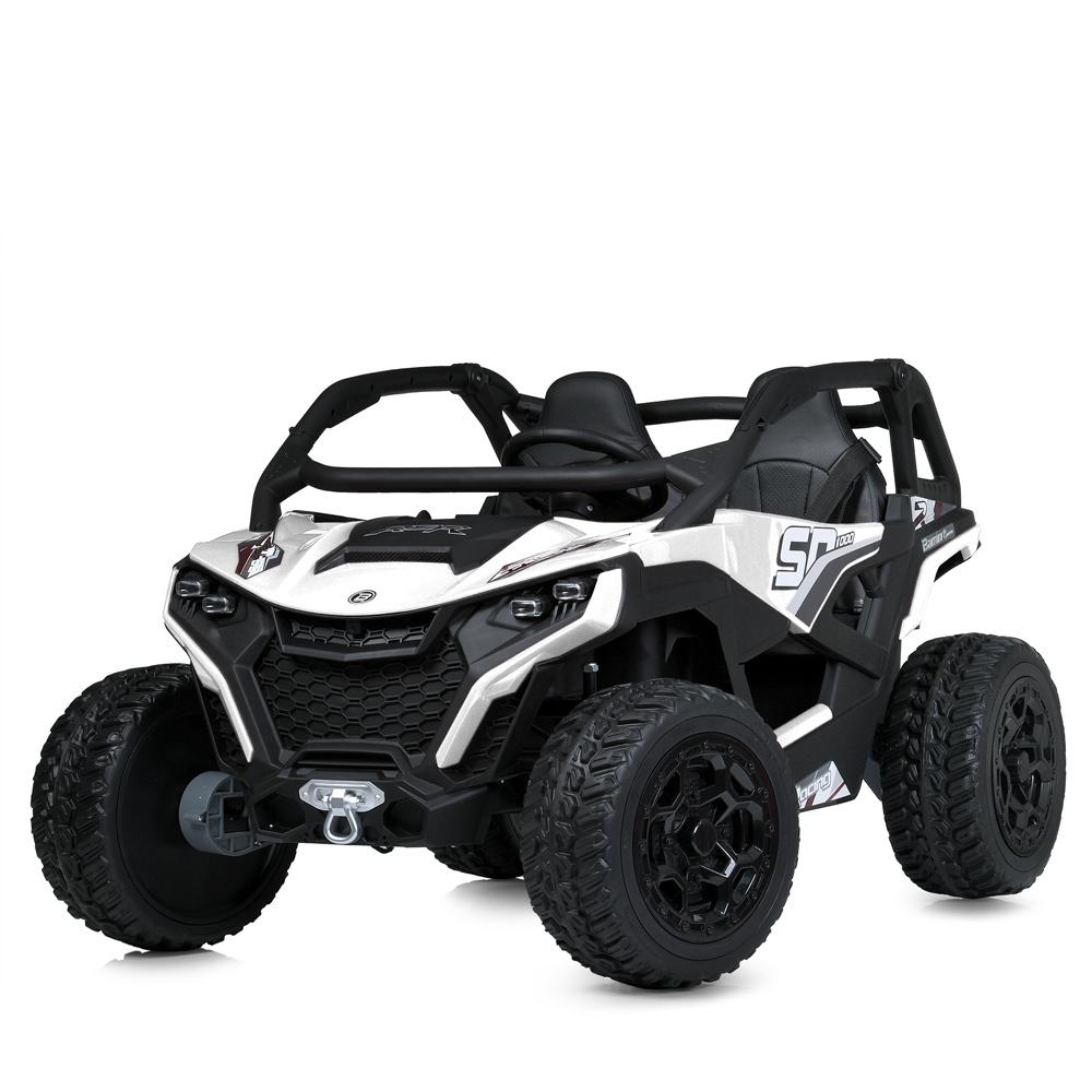 Детский двухместный электромобиль Bambi джип M 6075EBLR/24V Белый (810220615)